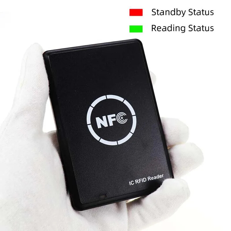 IC ID RFID kopētājs NFC viedkaršu lasītājs 125 kHz RFID atslēgu pavairotāji 13,56 MHz rakstītājs ar UID S50 T5577 kartes atslēgas piekariņa tagu