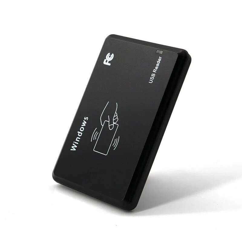 Viedais RFID karšu lasītājs 125KHz 13,56MHz ID IC divu frekvenču piekļuves kontroles šifrēts programmētājs lasītājs ar USB interfeisu