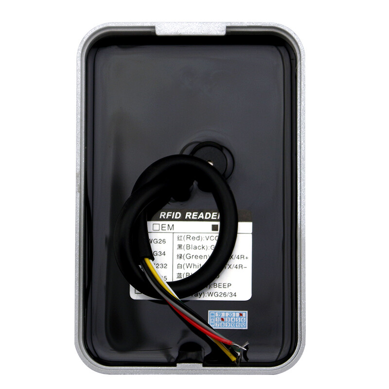 RFID piekļuves kontroles sistēmas vergu Wiegand 26/34 piekļuves kontroles karšu lasītājs 125 khz 13,56 MHz RFID karšu lasītājs