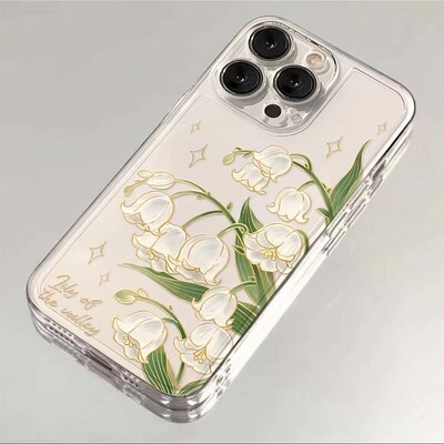 INS Simplicity Flower Αντικραδασμική θήκη τηλεφώνου για iPhone 16 15 14 13 12 11 Pro Max XR XS MAX 7 8 PLUS MINI Y2K Μαλακό κάλυμμα σιλικόνης