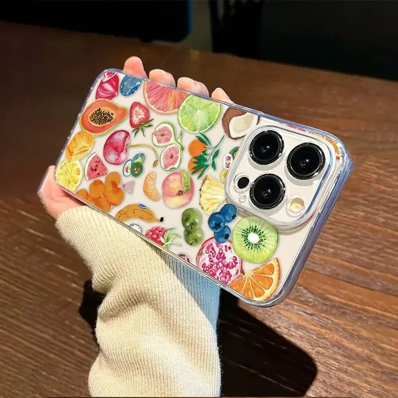 Fruit prozirna višenamjenska torbica za mobilni telefon protiv pada preko cijelog zaslona ZA 15PROMAX