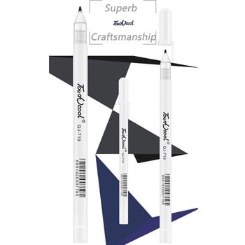 3/5pcs/10pcs Σετ 0,8mm Highlight Marker Pen White Ink Gel Pen for Drawing Art Supply Sketch Paint Pen