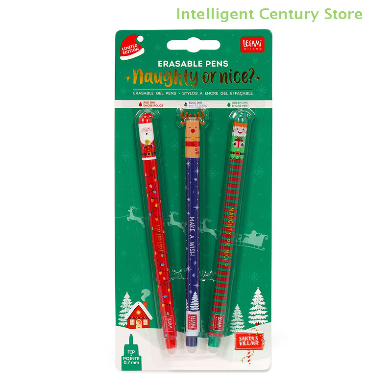 Gel olovke koje se mogu izbrisati Božićno izdanje Olovke s gumicom za studente Pisaće olovke Pribor Božićni novogodišnji dar