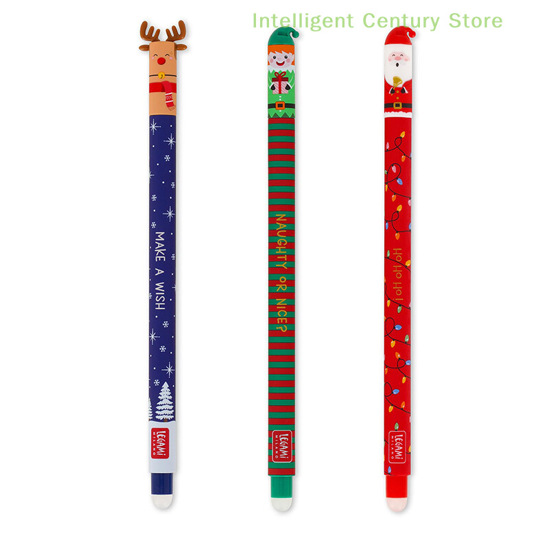 Gel olovke koje se mogu izbrisati Božićno izdanje Olovke s gumicom za studente Pisaće olovke Pribor Božićni novogodišnji dar
