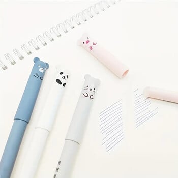 26 τμχ/σετ Animals Panda Erasable Gel Pens Set 0,5mm Erasable Pen Refills Rods Πλενόμενη λαβή Σχολικά είδη γραφείου Χαρτικά