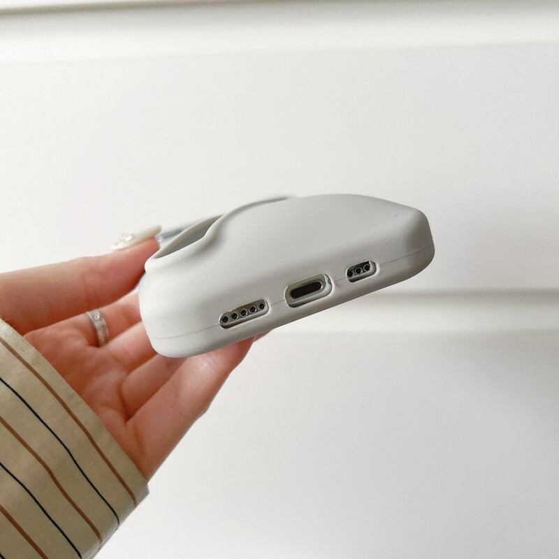 Луксозен минималистичен едноцветен калъф за iPhone 15 14 Plus 13 12 Mini 11 Pro Max Може да се монтира с капак Червило Не се доставя