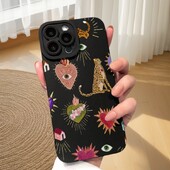 Telefonska maska s uzorkom leoparda kompatibilna s iPhone 11/12/13/14/15/16 Pro Max/XR/XS/12 13 Mini 7 8 14 15 16 Plus SE poklon