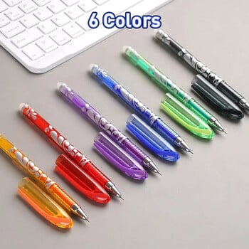 Ανταλλακτικά 0,5mm Erasable Gel Pen Set 6 Colors Ink Hot Disappearing Writing Gel Pens Refills for School Students Garys