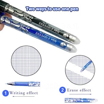 Ανταλλακτικά 0,5mm Erasable Gel Pen Set 6 Colors Ink Hot Disappearing Writing Gel Pens Refills for School Students Garys