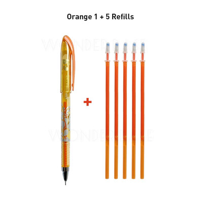 Set 0,5 mm brisivih gel olovaka, 6 boja tinte, vruće nestajuće gel olovke za pisanje, punjenja za uredski pribor za učenike