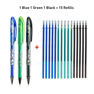 Set 0,5 mm brisivih gel olovaka, 6 boja tinte, vruće nestajuće gel olovke za pisanje, punjenja za uredski pribor za učenike