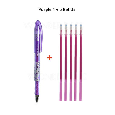 Set 0,5 mm brisivih gel olovaka, 6 boja tinte, vruće nestajuće gel olovke za pisanje, punjenja za uredski pribor za učenike