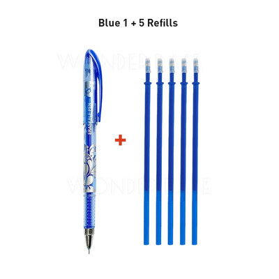 Set 0,5 mm brisivih gel olovaka, 6 boja tinte, vruće nestajuće gel olovke za pisanje, punjenja za uredski pribor za učenike