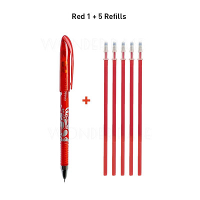 Set 0,5 mm brisivih gel olovaka, 6 boja tinte, vruće nestajuće gel olovke za pisanje, punjenja za uredski pribor za učenike