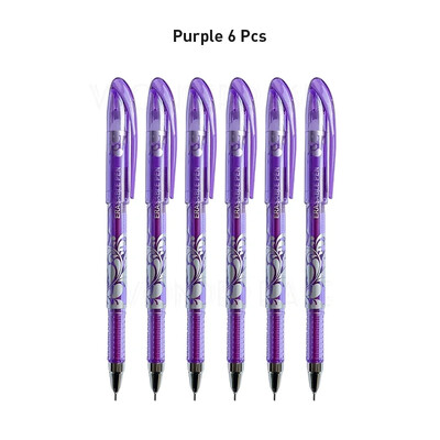 Set 0,5 mm brisivih gel olovaka, 6 boja tinte, vruće nestajuće gel olovke za pisanje, punjenja za uredski pribor za učenike