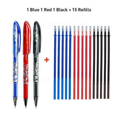 Set 0,5 mm brisivih gel olovaka, 6 boja tinte, vruće nestajuće gel olovke za pisanje, punjenja za uredski pribor za učenike