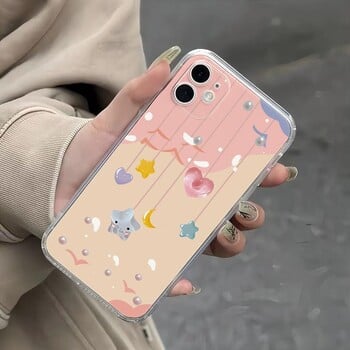 Cute Dreamy Stars Αντικραδασμική θήκη τηλεφώνου INS για iPhone 16 15 14 13 12 11 Pro Max XR XS MAX 7 8 PLUS MINI Y2K Μαλακό κάλυμμα σιλικόνης