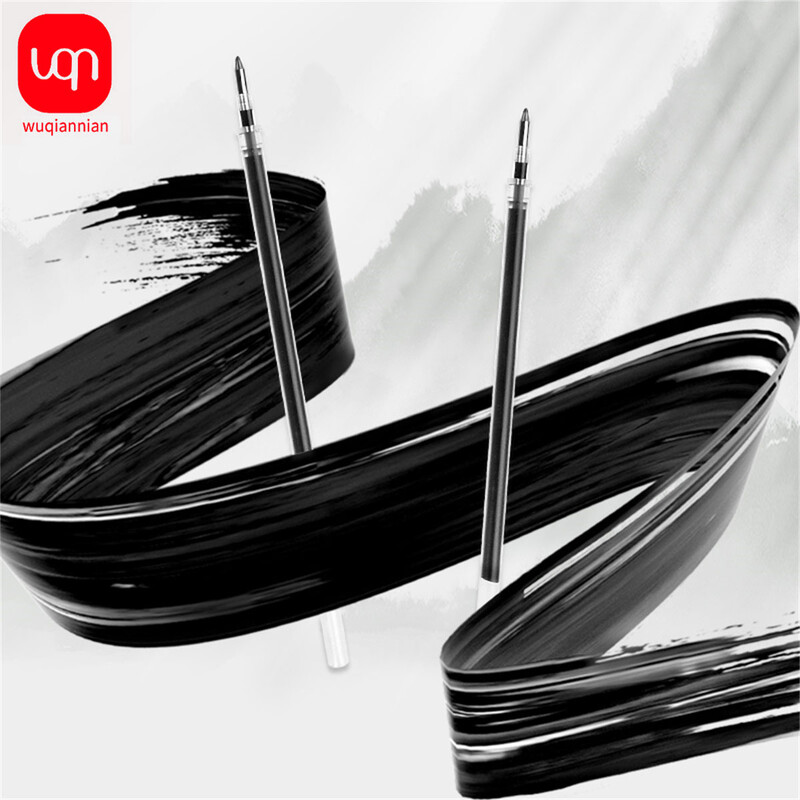 Прибиращи се гел химикалки, черно мастило, 1,0 мм, средна точка, химикалка с подпис, гладко писане, офис ученически пособия