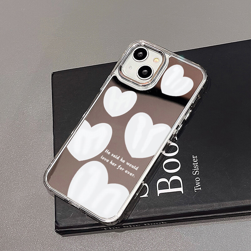 Калъф за телефон с естетично изкуство, грим и огледало за iPhone 13 16 Pro Max 11 12 14 15 XR X XS Max Калъф, твърд защитен заден капак