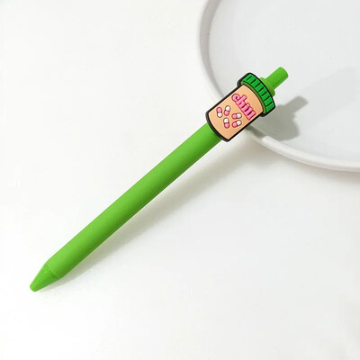 Медицинска сестра Доктор Гелови химикалки 0,5 мм Писаща писалка с черно мастило Сладък анимационен орнамент Прибиращи се Гелови химикалки Болнични консумативи