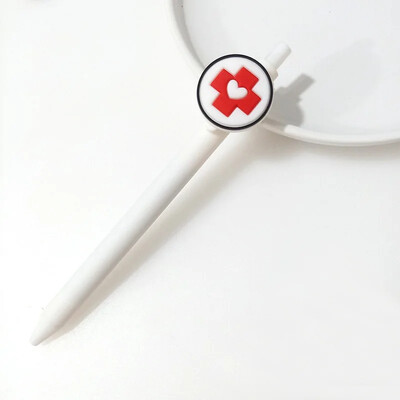 Медицинска сестра Доктор Гелови химикалки 0,5 мм Писаща писалка с черно мастило Сладък анимационен орнамент Прибиращи се Гелови химикалки Болнични консумативи