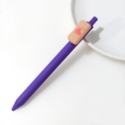 Медицинска сестра Доктор Гелови химикалки 0,5 мм Писаща писалка с черно мастило Сладък анимационен орнамент Прибиращи се Гелови химикалки Болнични консумативи