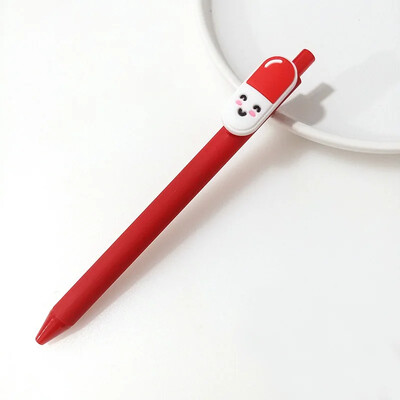 Медицинска сестра Доктор Гелови химикалки 0,5 мм Писаща писалка с черно мастило Сладък анимационен орнамент Прибиращи се Гелови химикалки Болнични консумативи