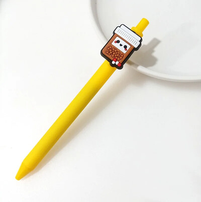 Медицинска сестра Доктор Гелови химикалки 0,5 мм Писаща писалка с черно мастило Сладък анимационен орнамент Прибиращи се Гелови химикалки Болнични консумативи