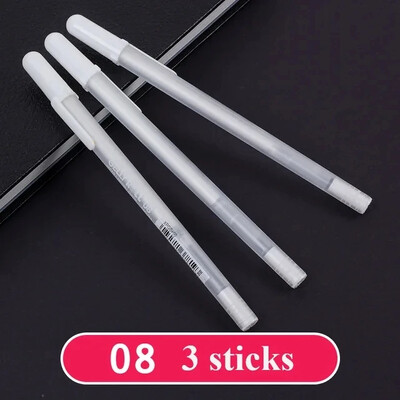 Sakura 3vnt rinkinys Gelly Roll Classic Highlight Pen gelio rašalo rašikliai Ryškiai baltas rašiklis Sketch Marker Auksinis sidabrinis paryškinimas