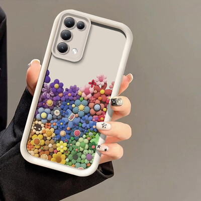 Luksuzna futrola s uzorkom cvijeća za Xiaomi 14 14T Pro 12T 11 Lite NE, meka silikonska zaštitna maska za objektiv kamere otporna na udarce