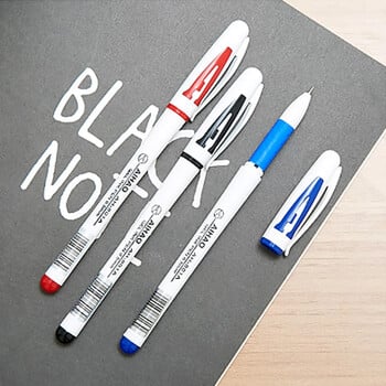 Κορυφαία μάρκα 12p Hot! Διάσημη μάρκα AIHAO 801A 0,5mm Cap Gel Ink Pen Exam Απαραίτητο Προμήθειες Σχολείου & Γραφείου Ομαλή γραφή Υψηλή ποιότητα