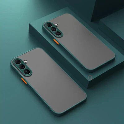 Matt kemény tok Samsung Galaxy A16 A06 A55 A54 A53 A52 A35 A34 A33 A24 A14 A25 A23 A35 A15 A05 A05S szilikon hátlaphoz