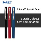 BAOKE 0,5 мм/0,7 мм/1,0 мм Класическа офисна гел писалка Писалка с голям капацитет