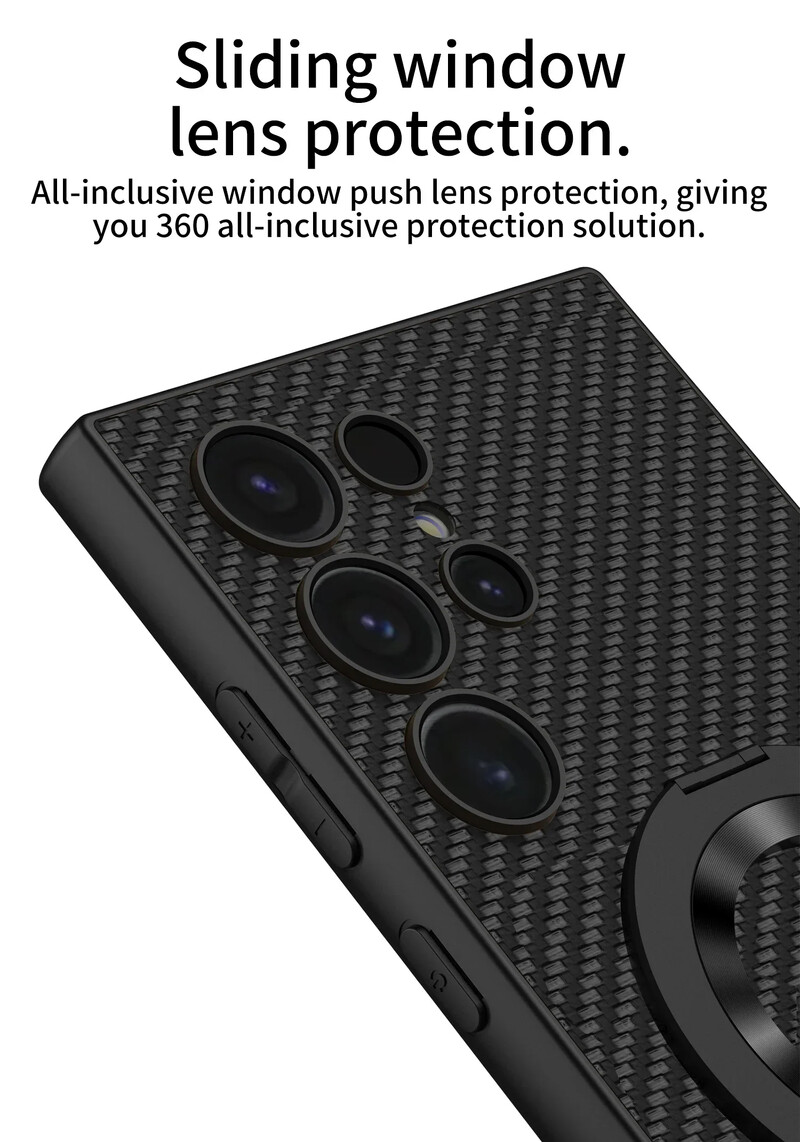 Kožna telefonska torbica s magnetskim postoljem za Samsung Galaxy S25 S24 Plus S23 Ultra otporna na udarce