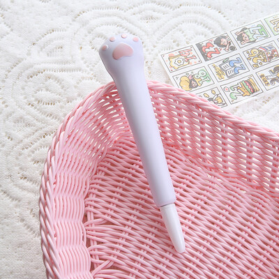 Kawaii Animals Stress Relieve Gel Pen Сладка карикатура Squishy Signature Pen Мека пяна Неутрални химикалки Офис консумативи Подарък Канцеларски материали