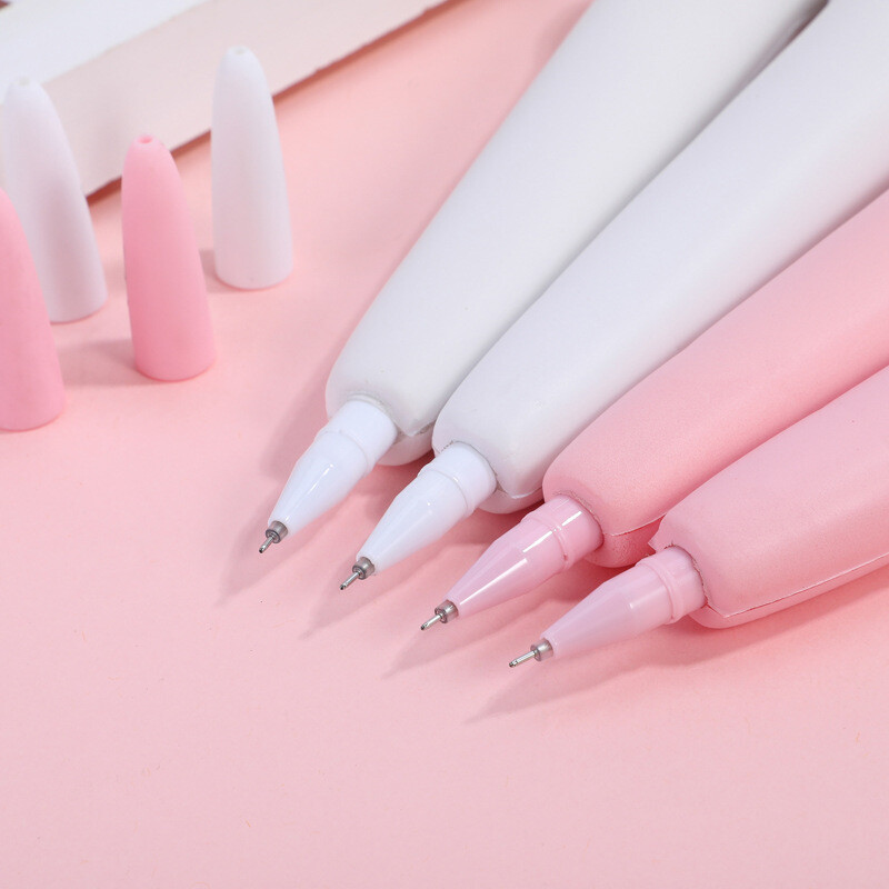 Kawaii Animals Stress Relieve Gel Pen Сладка карикатура Squishy Signature Pen Мека пяна Неутрални химикалки Офис консумативи Подарък Канцеларски материали