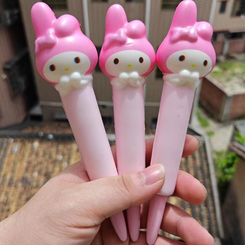 Sanrio MyMelody 0,5 mm Stress Relieve Squishy Gel Pen Signature Squeeze Pjena Pen Pen Slatka školska uredska potrepština Poklon