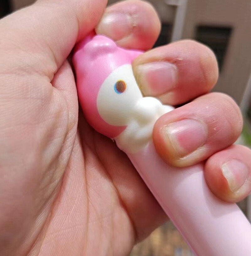 Sanrio MyMelody 0,5 mm Stress Relieve Squishy Gel Pen Signature Squeeze Pjena Pen Pen Slatka školska uredska potrepština Poklon
