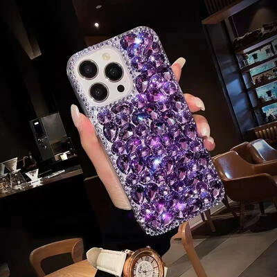 Rhinestone maska za Samsung Galaxy S25 S24 S23 S22 S21 S20 Ultra Plus FE S10 S9 dijamantna maska za telefon Sunjolly