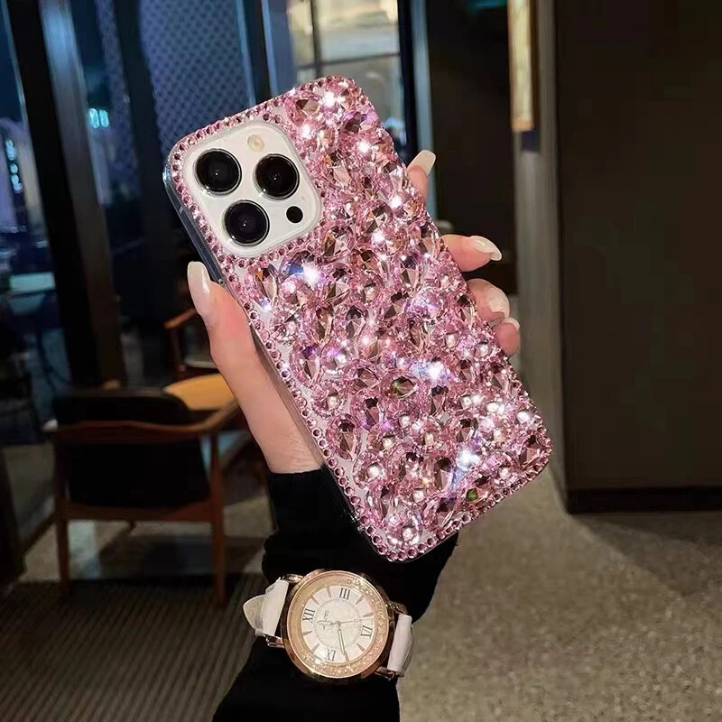 Rhinestone maska za Samsung Galaxy S25 S24 S23 S22 S21 S20 Ultra Plus FE S10 S9 dijamantna maska za telefon Sunjolly