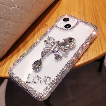 Θήκη Rhinestone για Samsung Galaxy S25 S24 S23 S22 S21 S20 S10 S9 Ultra Plus FE Θήκη Diamond Κάλυμμα τηλεφώνου Sunjolly