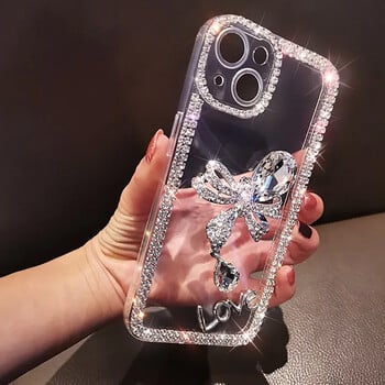 Θήκη Rhinestone για Samsung Galaxy S25 S24 S23 S22 S21 S20 S10 S9 Ultra Plus FE Θήκη Diamond Κάλυμμα τηλεφώνου Sunjolly