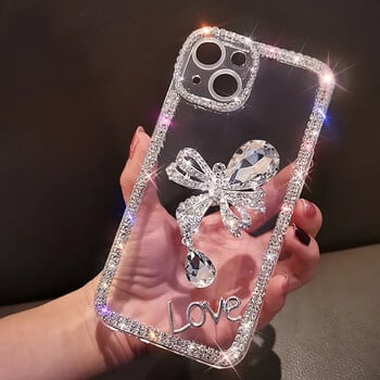 Θήκη Rhinestone για Samsung Galaxy S25 S24 S23 S22 S21 S20 S10 S9 Ultra Plus FE Θήκη Diamond Κάλυμμα τηλεφώνου Sunjolly