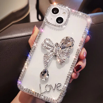 Rhinestone maska za Samsung Galaxy S25 S24 S23 S22 S21 S20 S10 S9 Ultra Plus FE maska dijamantna maska za telefon Sunjolly