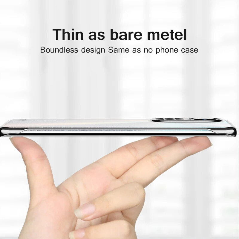 Üliõhuke kattega raamita ümbris Samsung Galaxy S22 S21 FE S20 Note20 Ultra S10 Plus kõvaarvuti läbipaistva kaitsega tagakaane kest