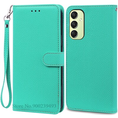 Калъф A16 за Samsung Galaxy A16 Калъф Портфейл Flip Кожен калъф за Samsung Galaxy A16 5G Калъф Силиконов калъф за книга Coque Fundas