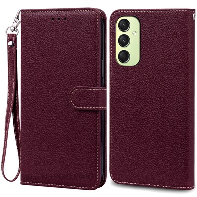 Калъф A16 за Samsung Galaxy A16 Калъф Портфейл Flip Кожен калъф за Samsung Galaxy A16 5G Калъф Силиконов калъф за книга Coque Fundas