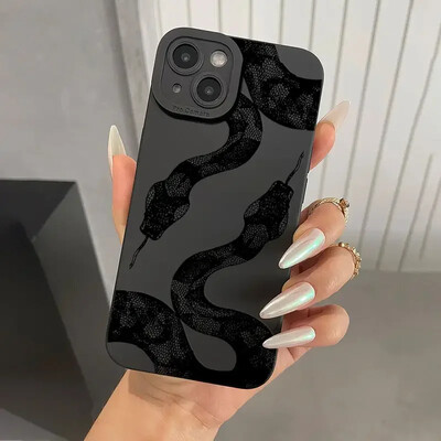 Snake Graphic Phone Case za Samsung Galaxy A16 A35 A55 A14 A34 A54 A33 A53 S25 S24 S23 Ultra S22 Plus S21 FE Note 20 Soft Cover