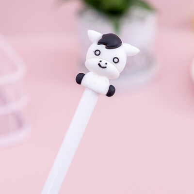 1 komad Lytwtw's slatki kreativni crtani lav žirafa konj gel olovke s tintom Kawaii crtani pribor Uredski školski pribor Gel olovka