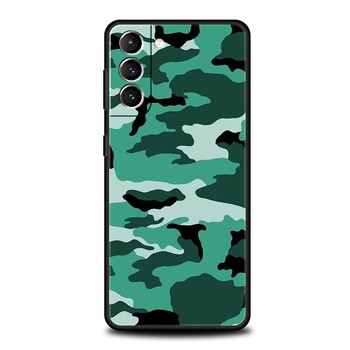 Θήκη τηλεφώνου Camouflage Military Army Camo για Samsung Galaxy S24 S23 S22 S20 Ultra S21 FE 5G S10 S9 Plus S10E Κάλυμμα σιλικόνης